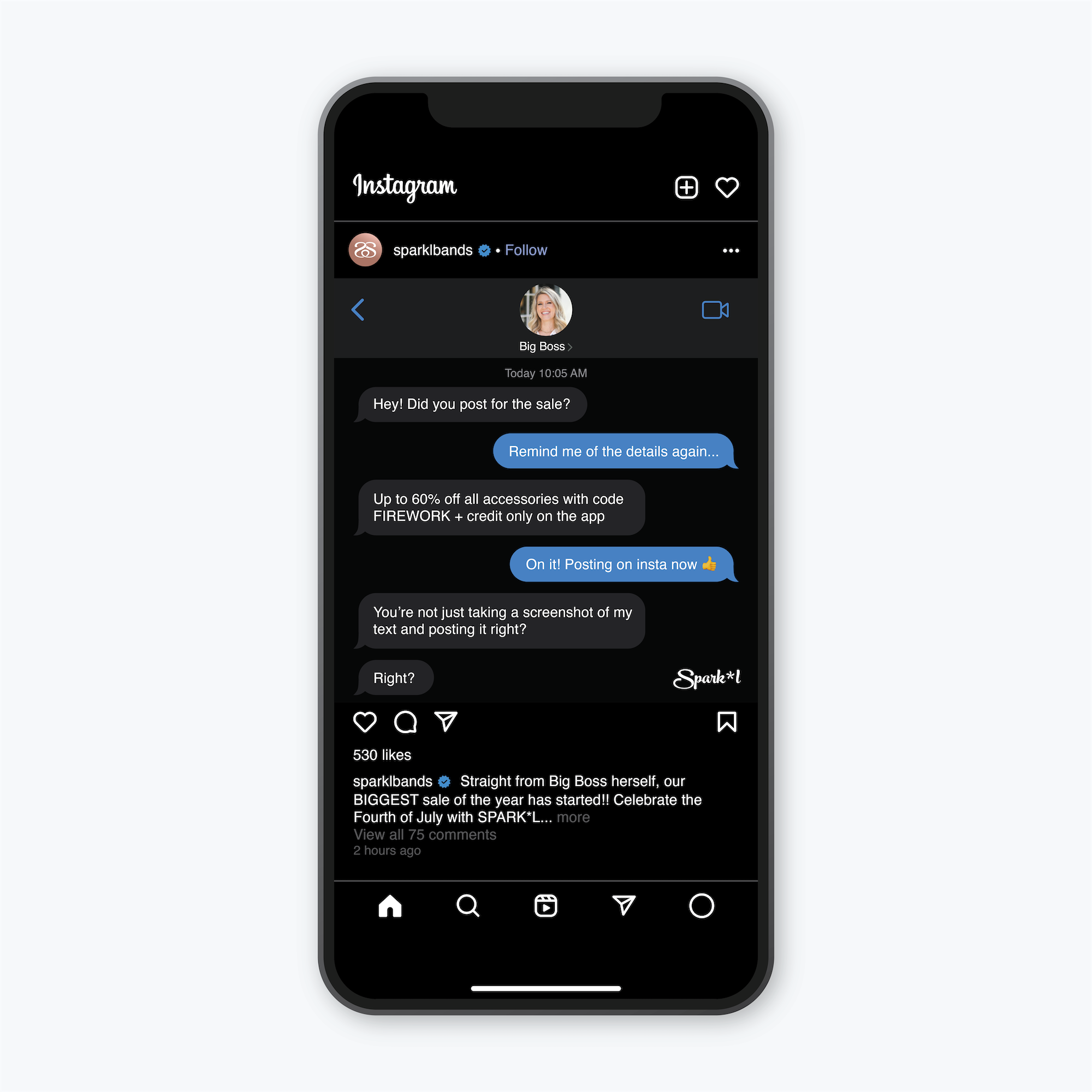 Fourth of July Sale Social Media Graphic