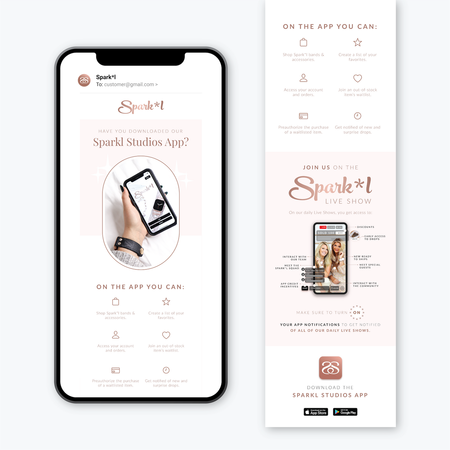 Download the Sparkl Studios App Newsletter