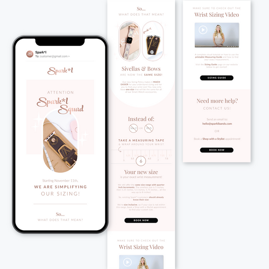 Sizing Update Newsletter