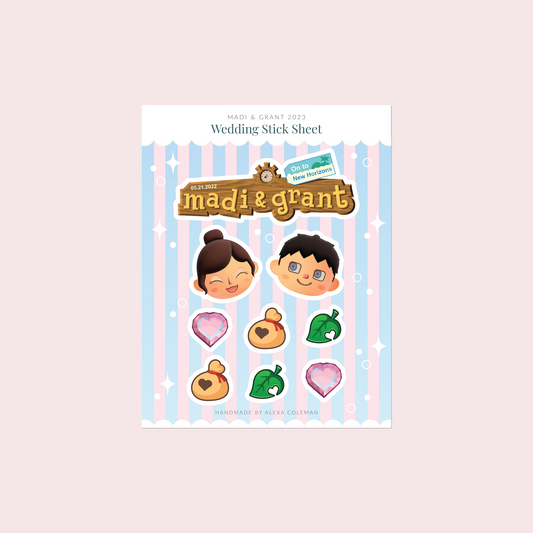 Madi & Grant Stickers