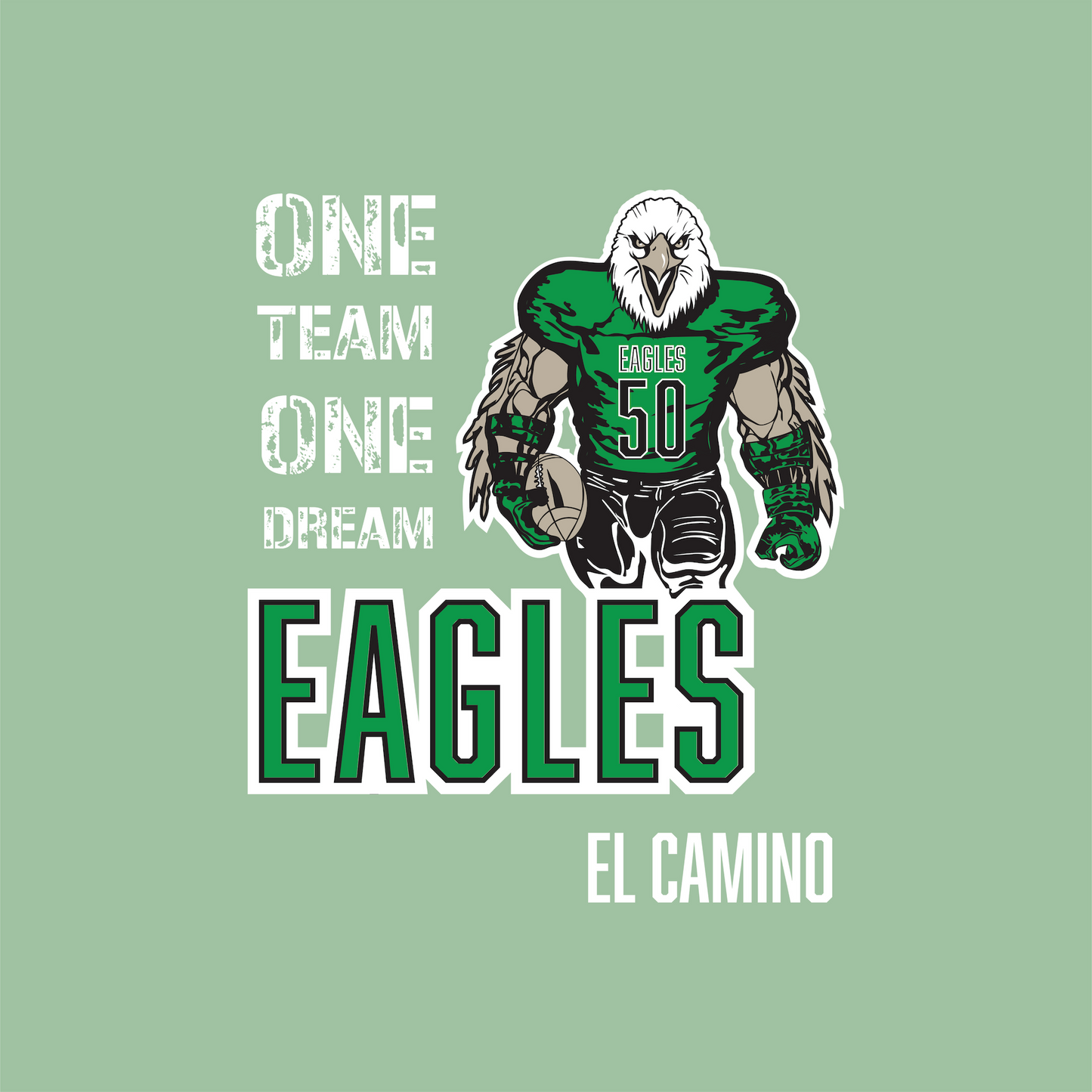 El Camino Football T-Shirt Design