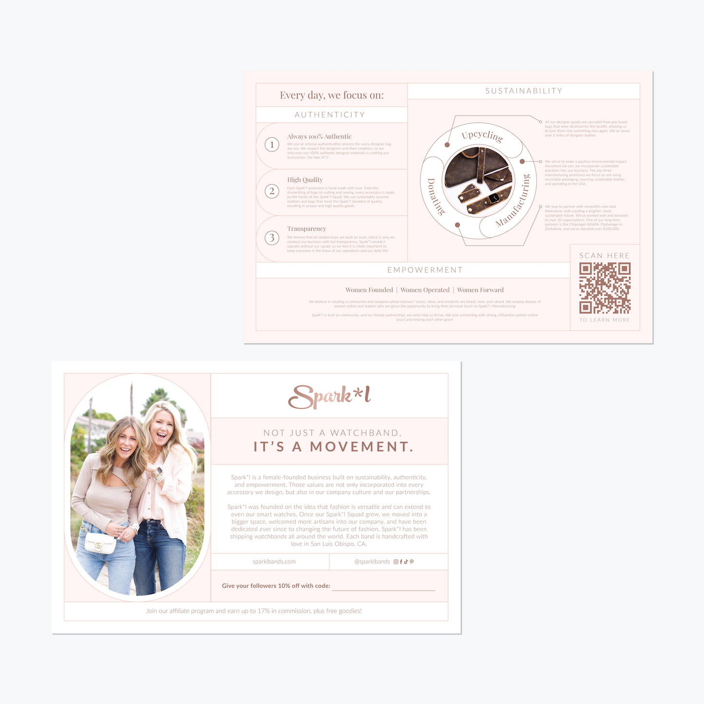 Ambassador About Us Shipping Insert