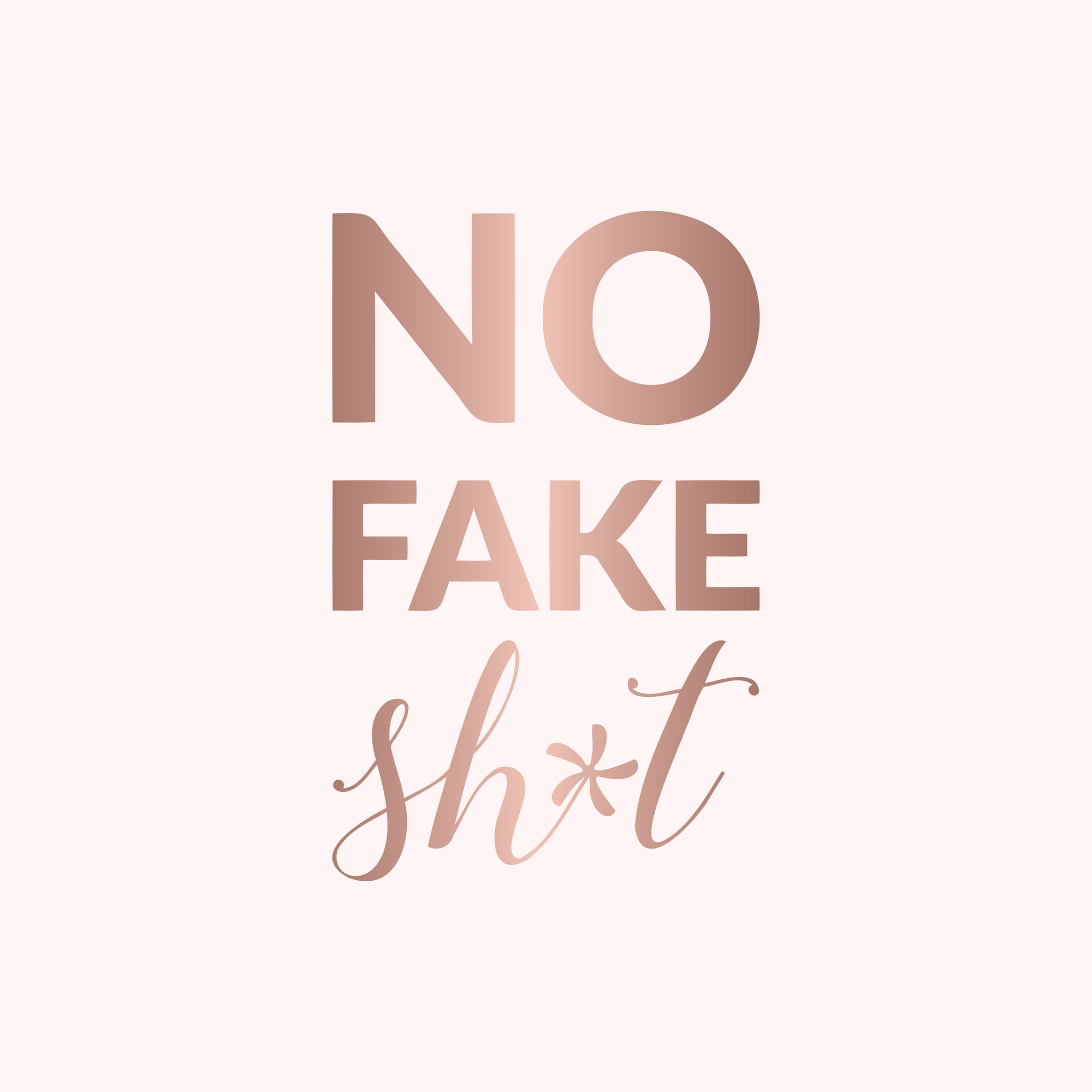 No Fake Sh*t Logo