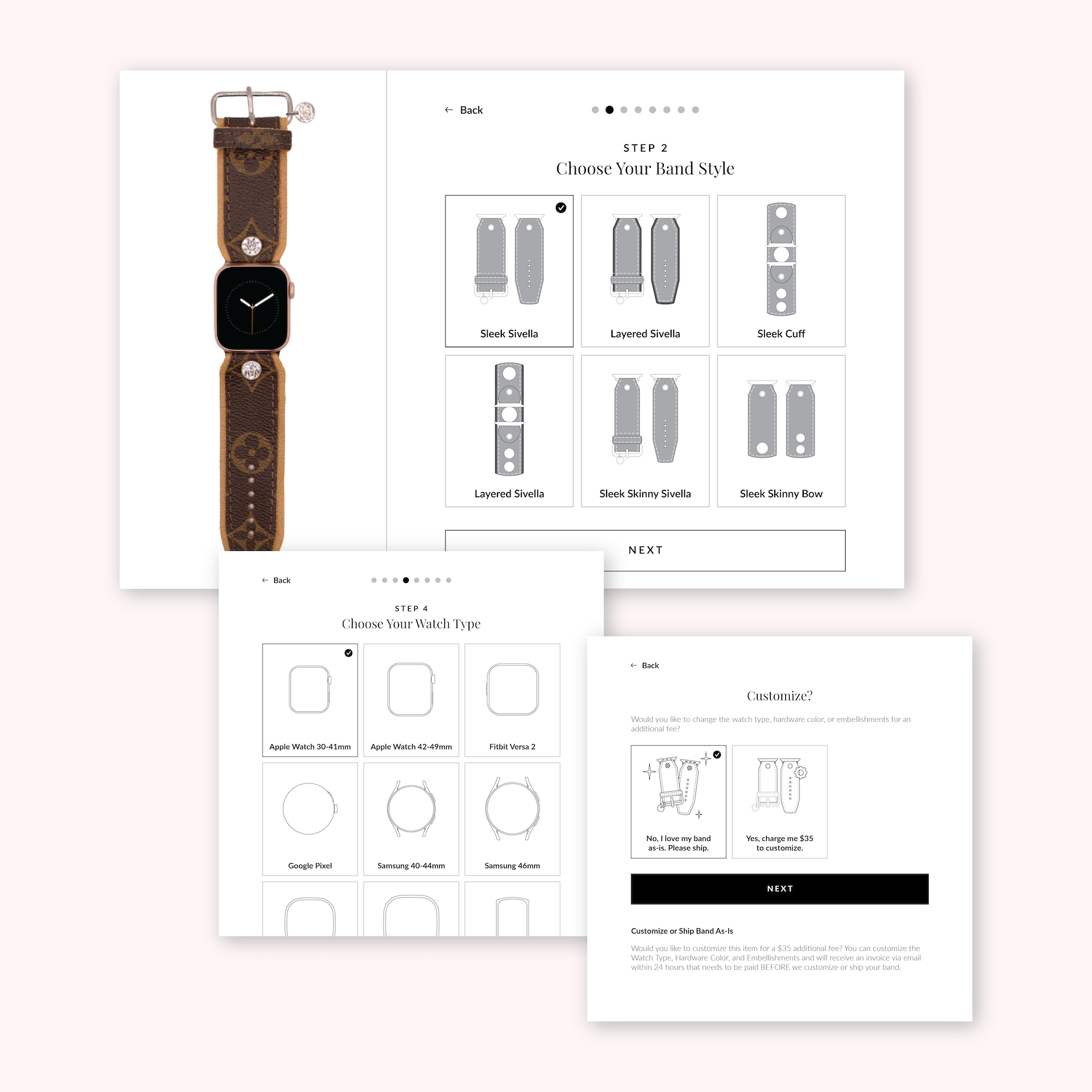 Customization Experience Graphics