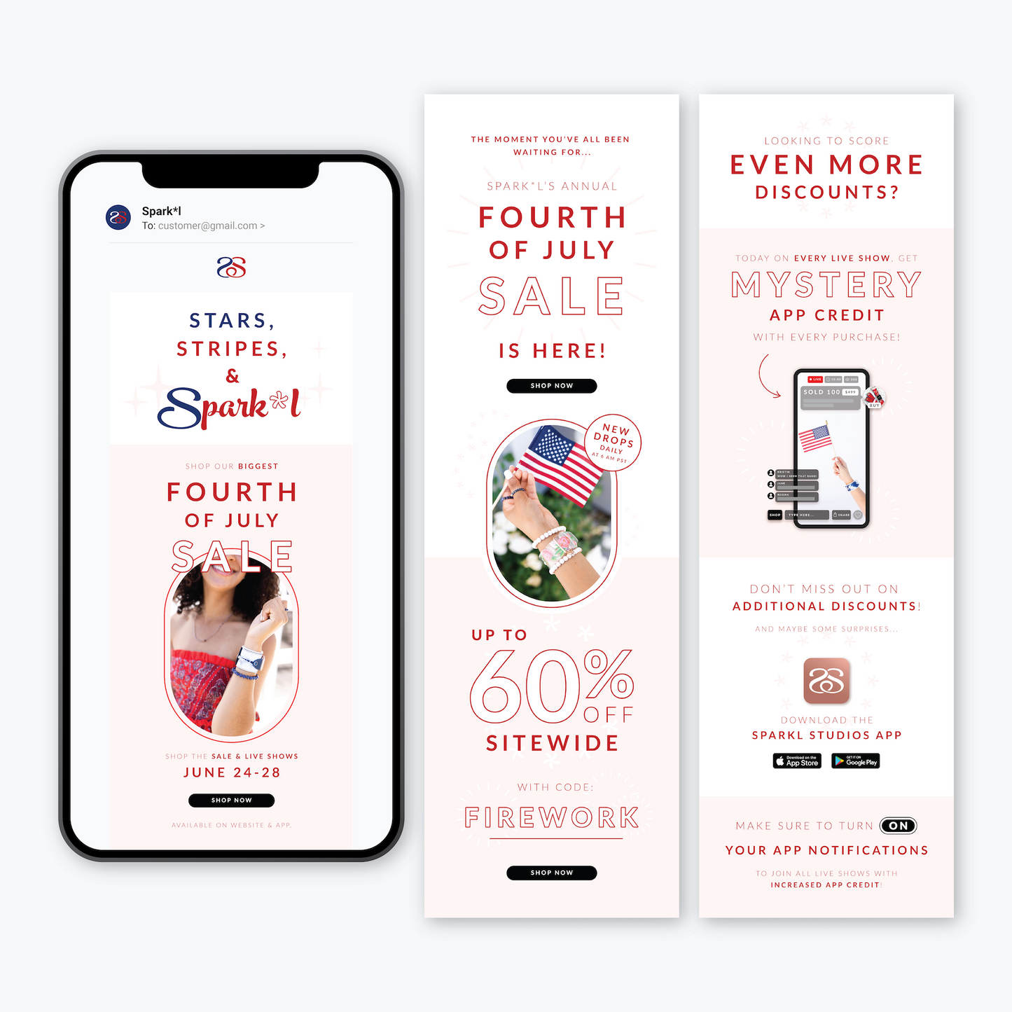 Fourth of July Sale Newsletter