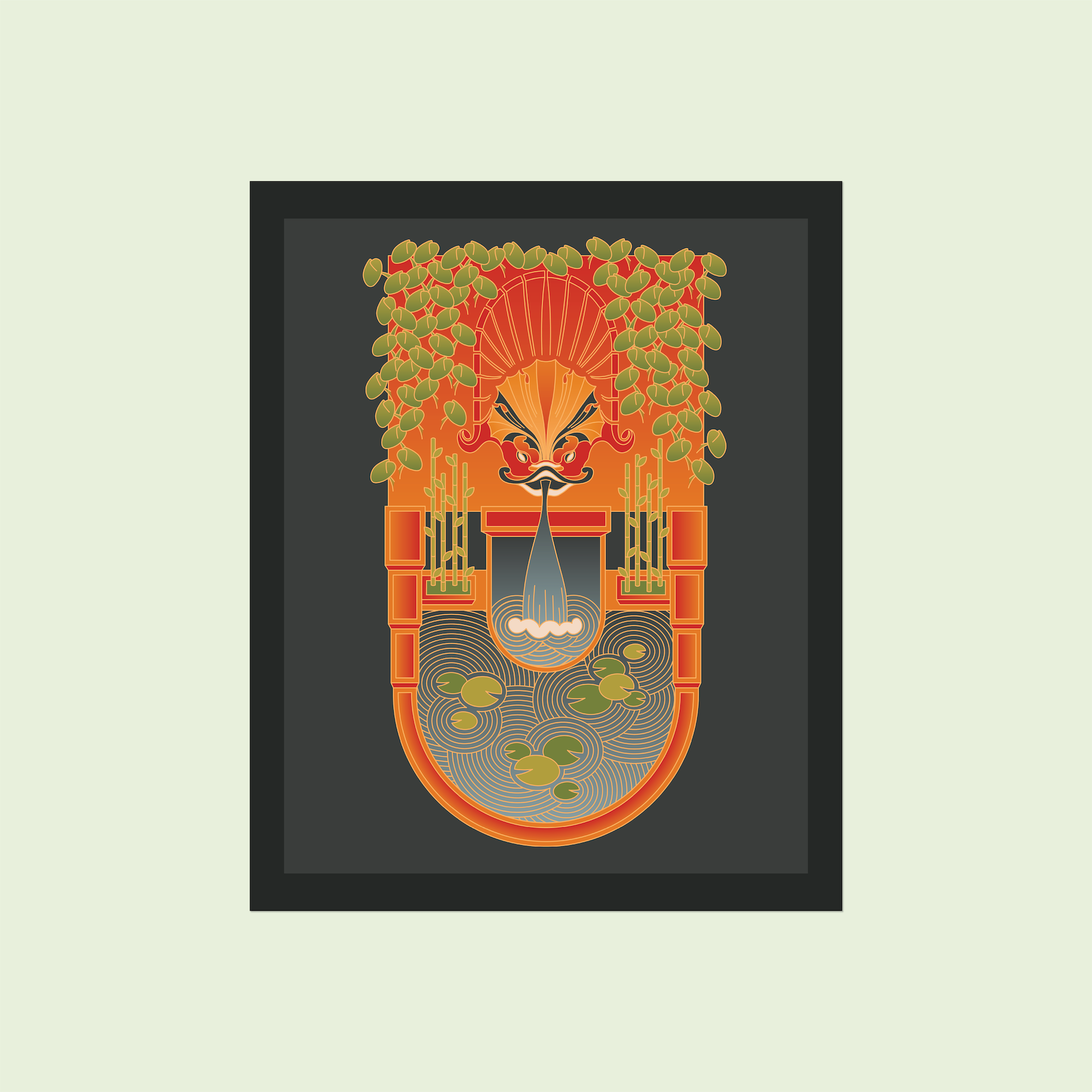 Waterfall Illustration