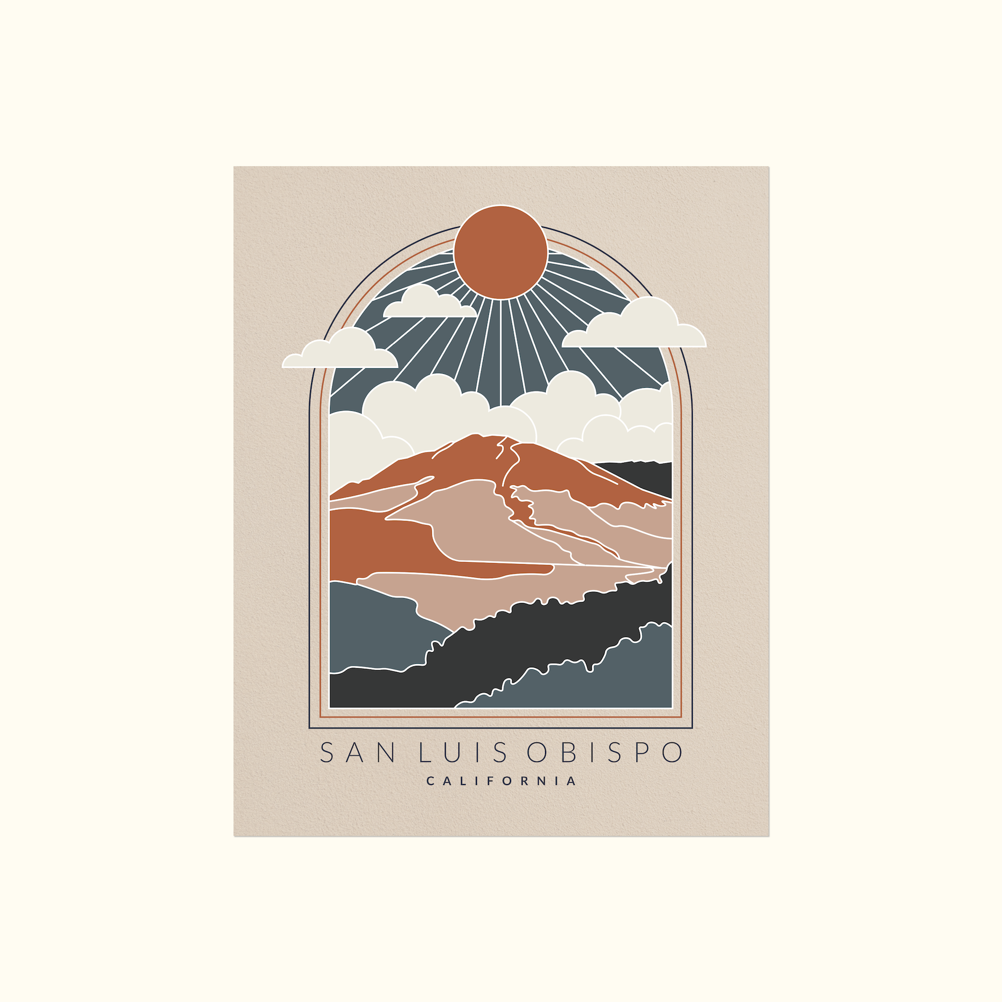 San Luis Obispo Illustration