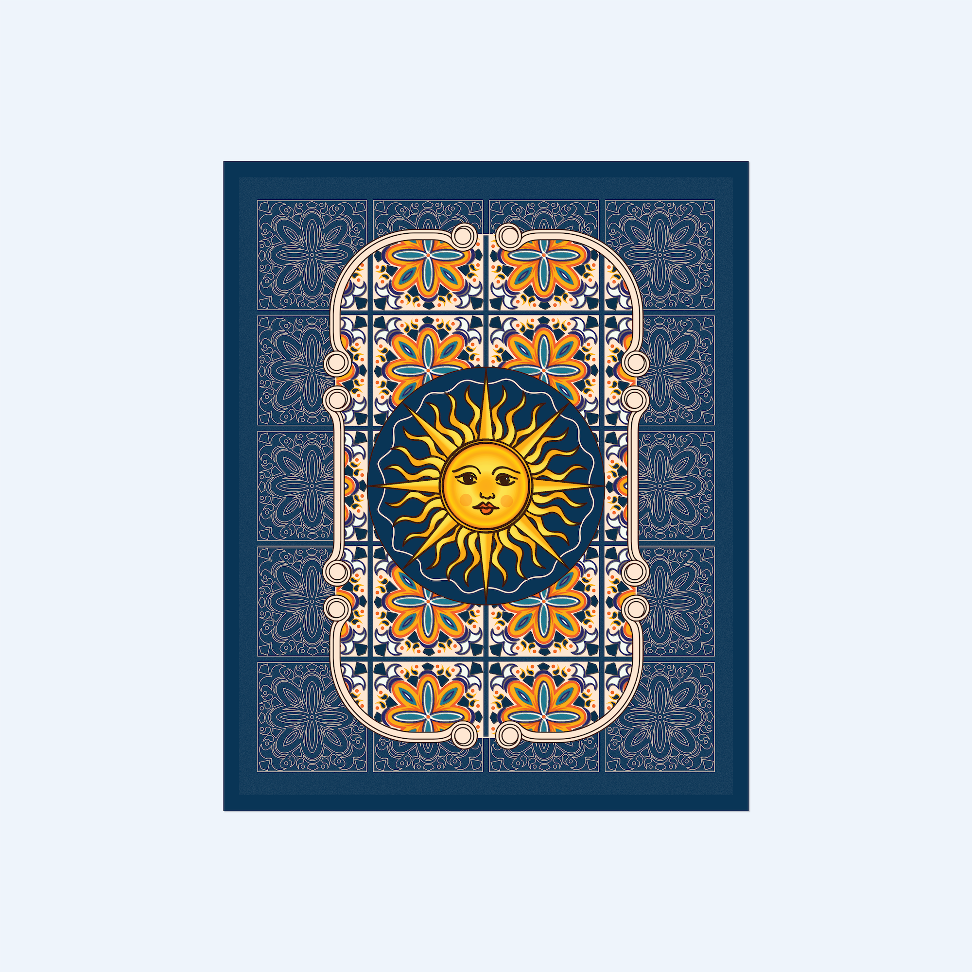 Italian Sun Illustration