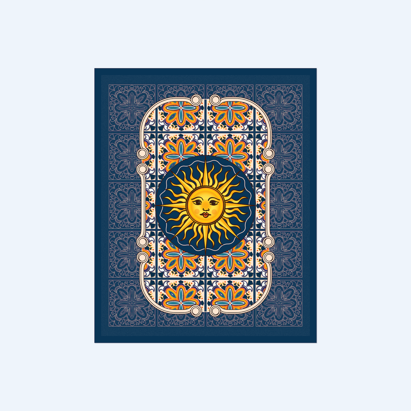 Italian Sun Illustration