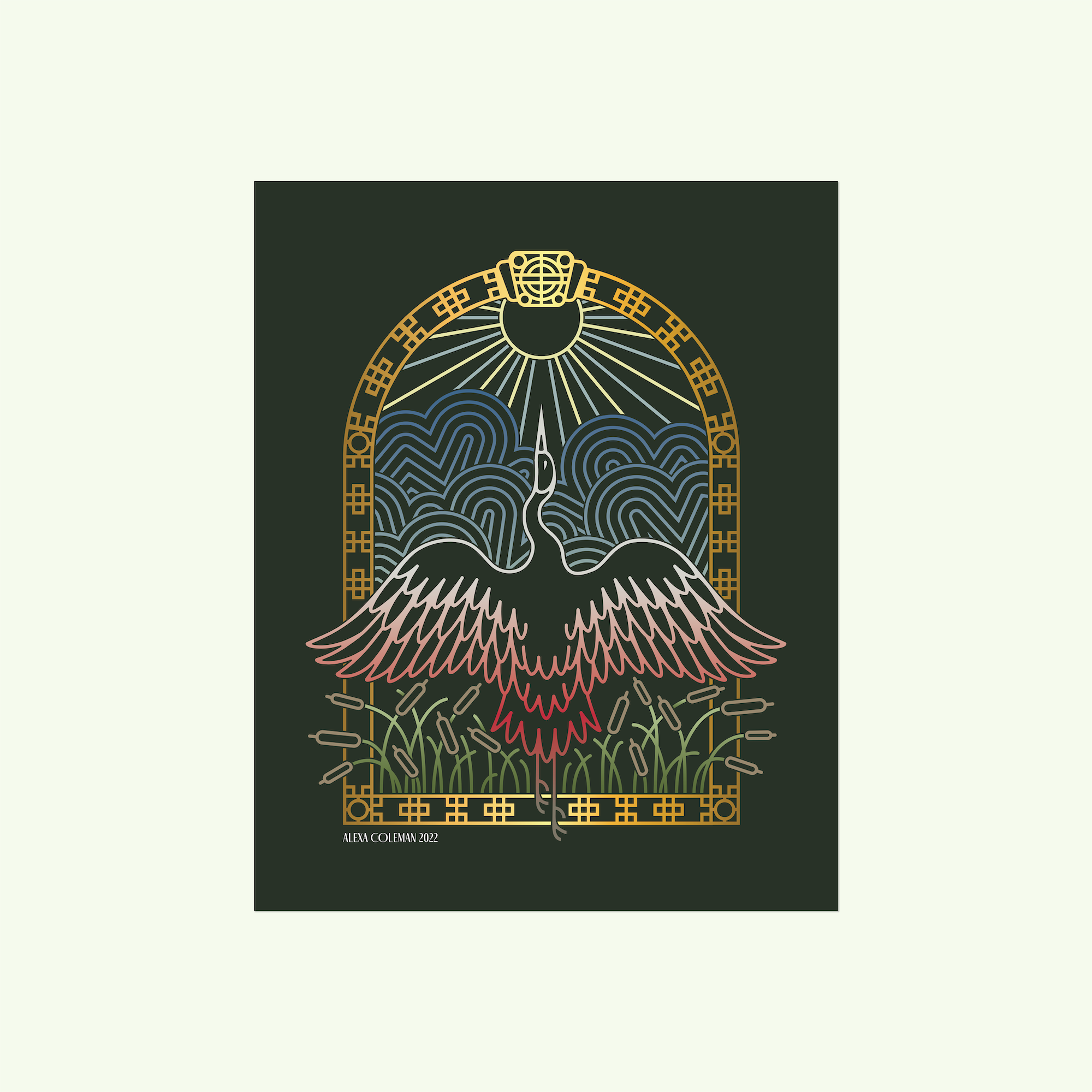 Heron Illustration