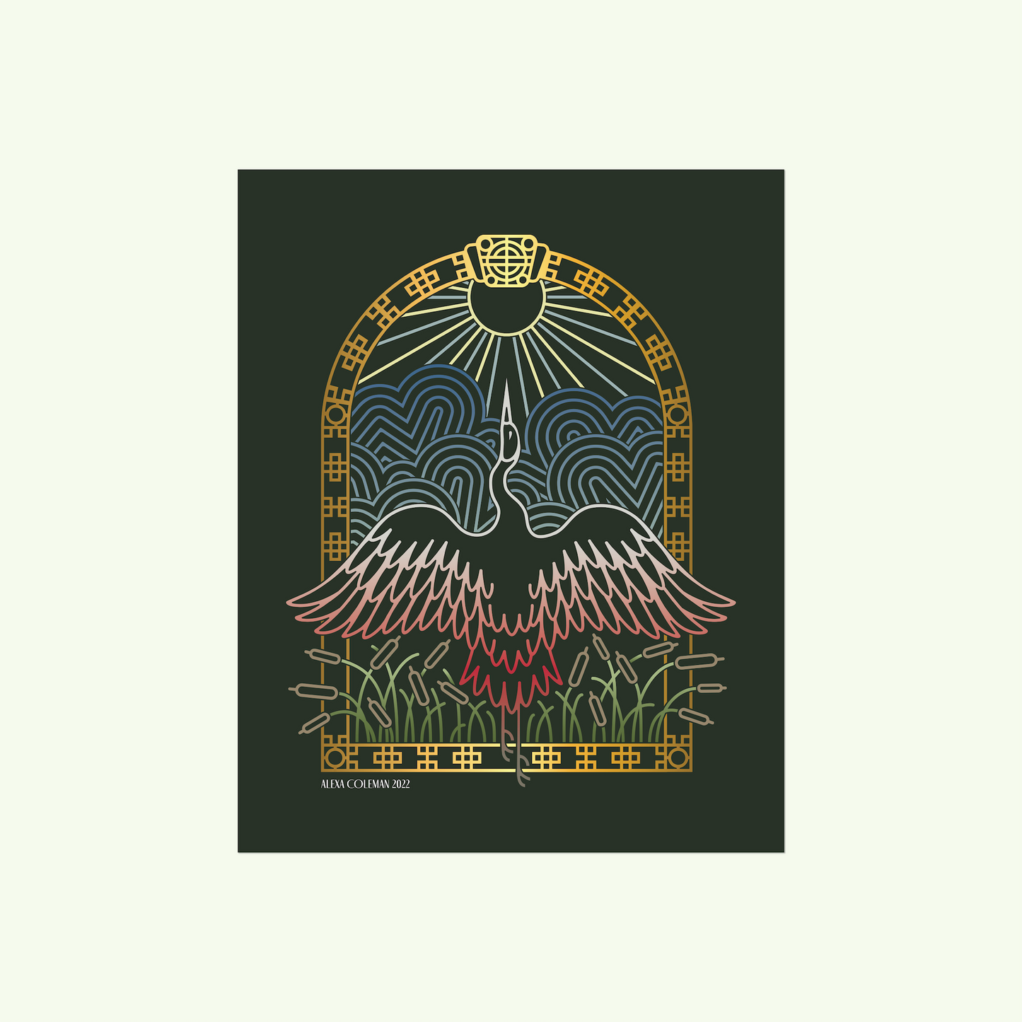 Heron Illustration