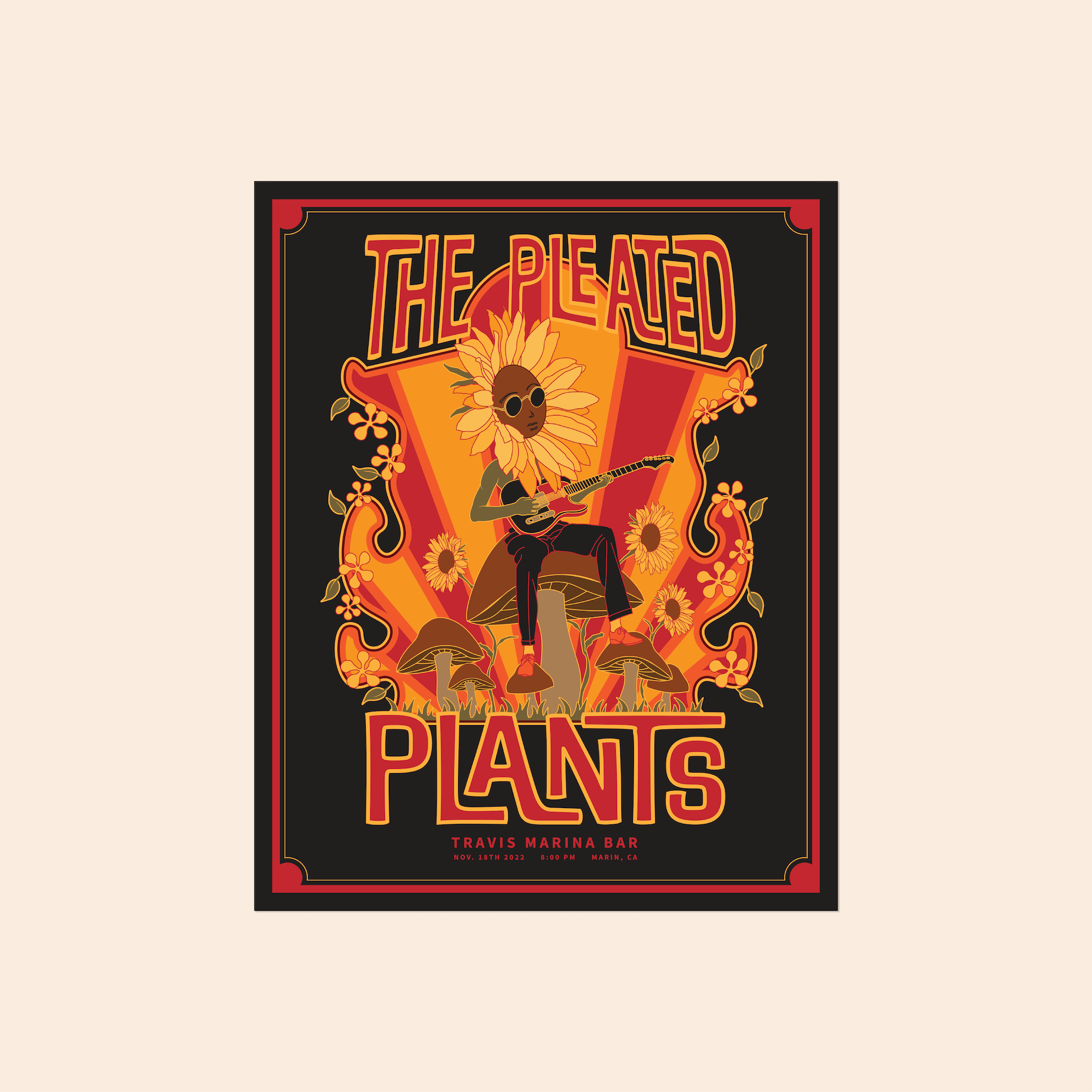 The Pleated Plants Illustration