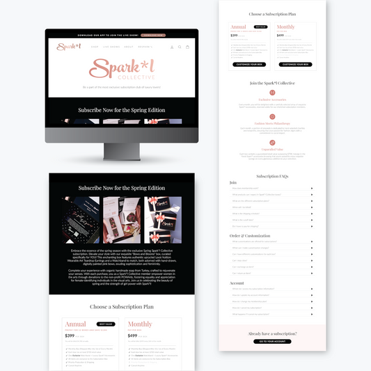 Subscription About Website Page