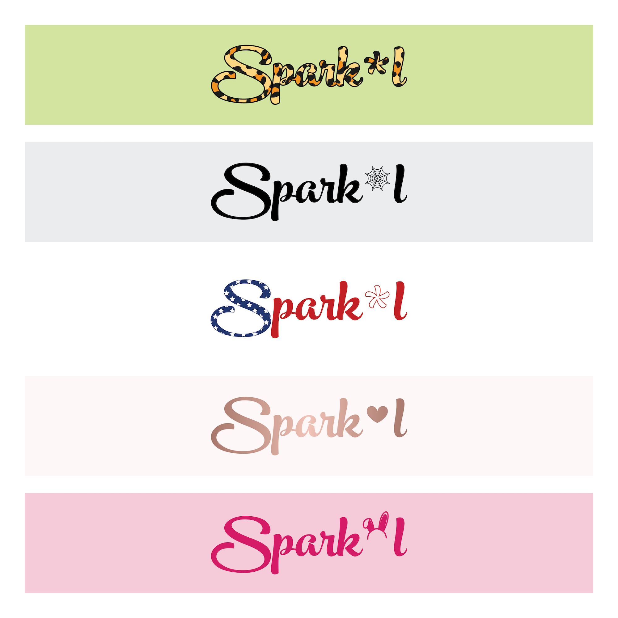 Spark*l Sale Logo Variations